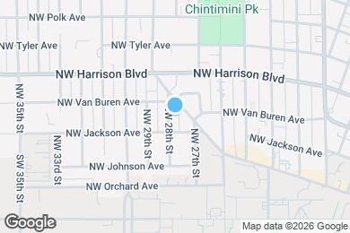 Map image of the property - 221 NW 28th St
