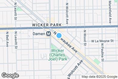 Map image of the property - 1538 N Milwaukee Ave