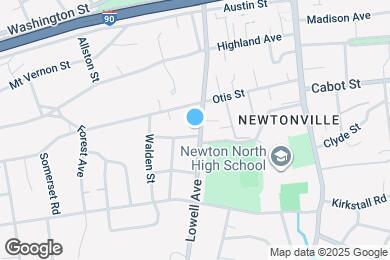 Map image of the property - 315 Lowell Ave