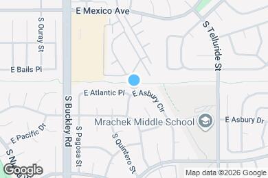 Map image of the property - 17357 E Asbury Cir