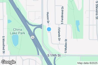 Map image of the property - 1626 Huson Dr