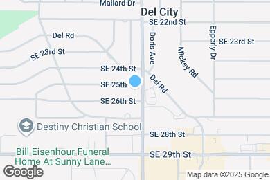 Map image of the property - 4224 SE 25th St