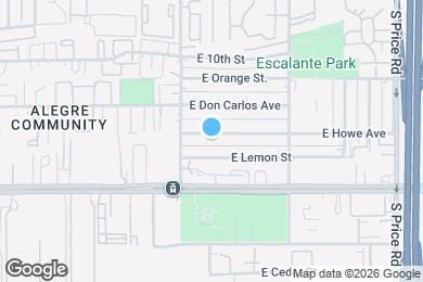 Map image of the property - 2025 E Howe Ave