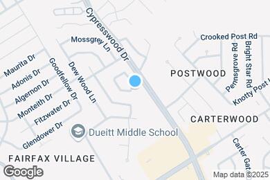 Map image of the property - 23206 Postwood Glen Ln