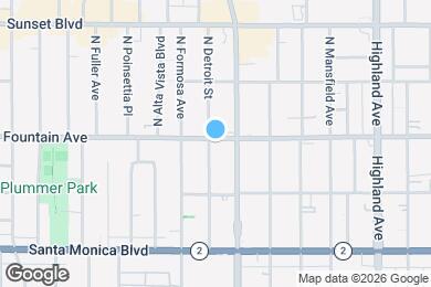 Map image of the property - 1254 N Detroit St