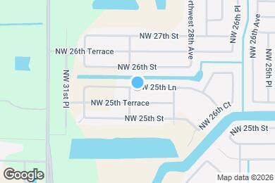 Map image of the property - 2834 NW 25th Ln