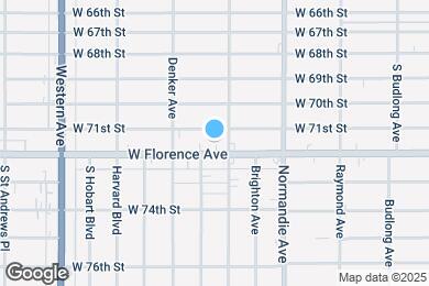 Map image of the property - 1513 W Florence Ave