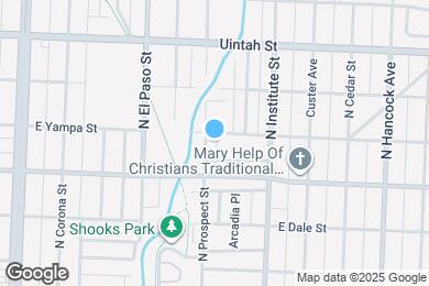 Map image of the property - 807 E Yampa St