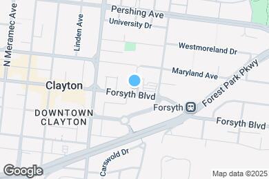 Map image of the property - 7525 Forsyth Blvd