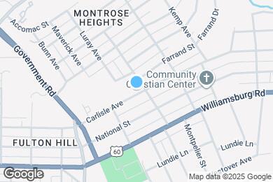 Map image of the property - 1824 Carlisle Ave