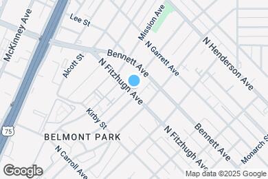 Map image of the property - 2528 N Fitzhugh Ave