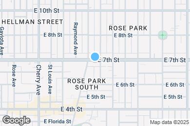 Map image of the property - 2422 E 7th St