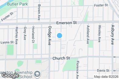Map image of the property - 1801 Lyons St