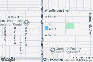 Map image of the property - 1672 W 36th St