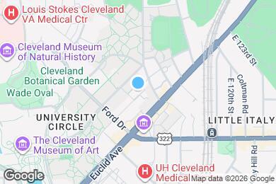 Map image of the property - Hessler Place - 5 minute walk to CWRU