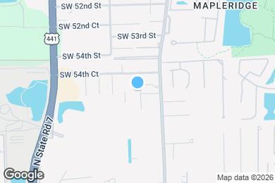 Map image of the property - 5503 W Oak Way