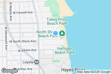 Map image of the property - 1060 W North Shore Ave