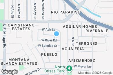 Map image of the property - 13517 N Luna St