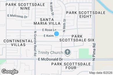Map image of the property - 8531 E Keim Dr