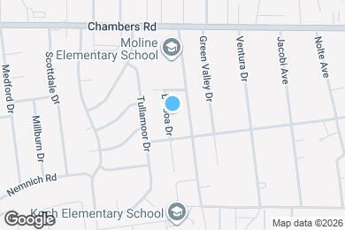 Map image of the property - 9812 Balboa Dr