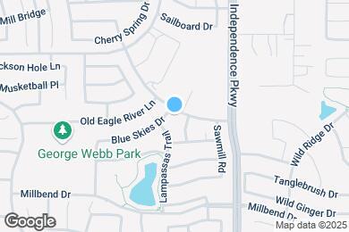 Map image of the property - 10101 Blue Skies Dr