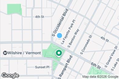 Map image of the property - 525 S La Fayette Park Pl