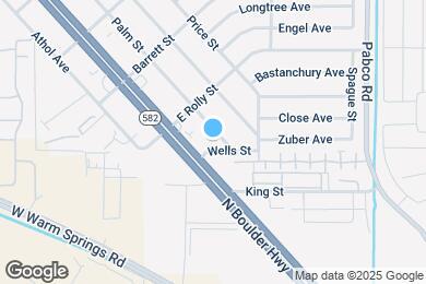 Map image of the property - 1305 Palm St