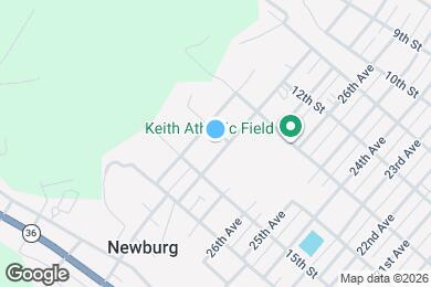 Map image of the property - 2805 14th St