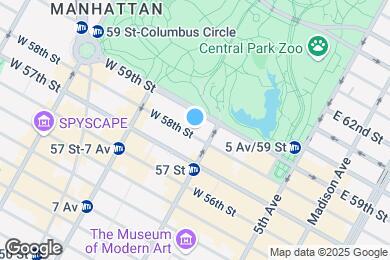 Map image of the property - 117 W 58th St