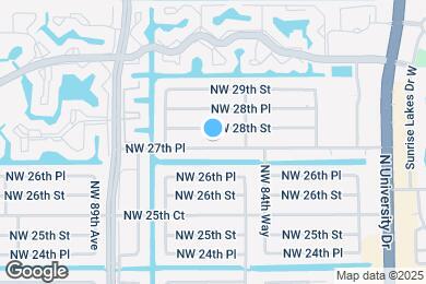 Map image of the property - 8601 NW 27th Pl