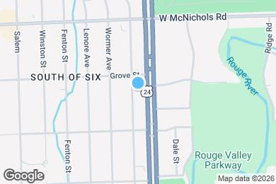 Map image of the property - 16614 Woodbine St