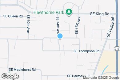 Map image of the property - 10818 SE 74th Ave