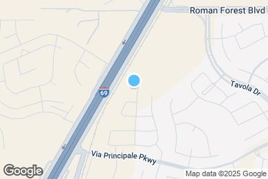 Map image of the property - 18622 Rosehill Pr Dr