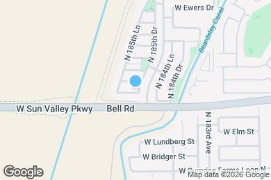 Map image of the property - 18522 W Legend Dr