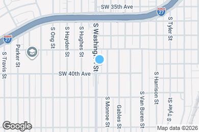 Map image of the property - 3813 S Washington St