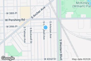 Map image of the property - 3951 S Campbell Ave