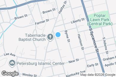 Map image of the property - 423 Harding St