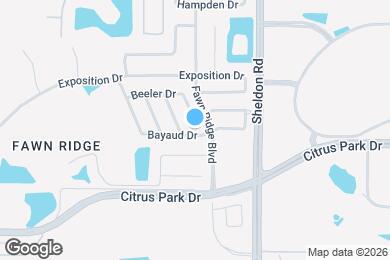 Map image of the property - 8905 Bayaud Dr