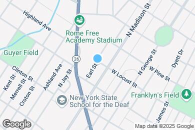 Map image of the property - 401 W Locust St