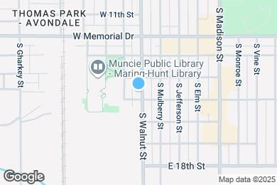 Map image of the property - 2119 S Walnut St