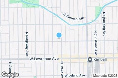 Map image of the property - 4904 N Drake Ave