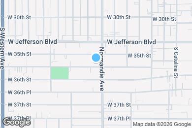 Map image of the property - 1415 W 35th Pl