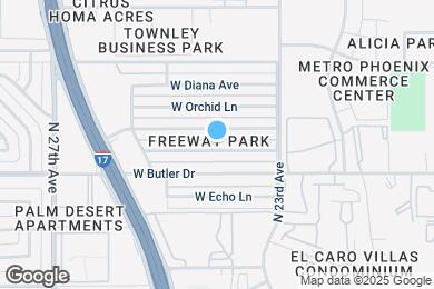 Map image of the property - 2408 W Seldon Ln
