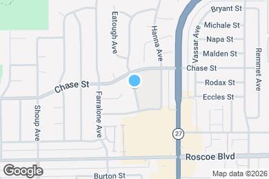Map image of the property - 8437 Nevada Ave