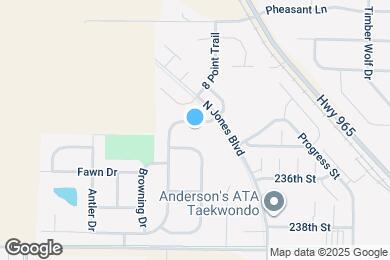 Map image of the property - 1552 Deerfield Dr