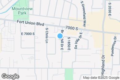Map image of the property - 7038 S Brookhill Dr