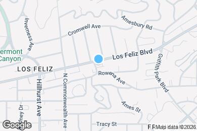 Map image of the property - 4150 Los Feliz Blvd