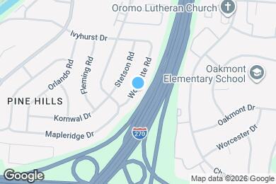 Map image of the property - 1908 Woodette Rd