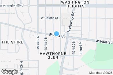 Map image of the property - 5717 W Vliet St