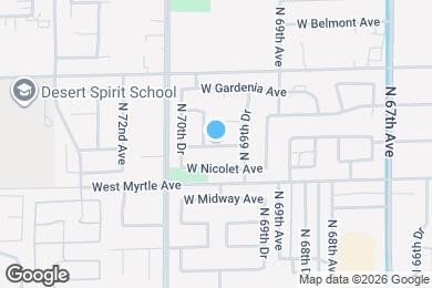Map image of the property - 6954 W Northview Ave